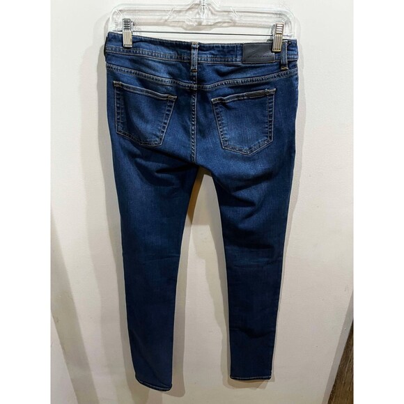 Armani Exchange Jeans Womens 26 Blue Skinny Jambe Etroite Mid Rise Stretch - Picture 2 of 9
